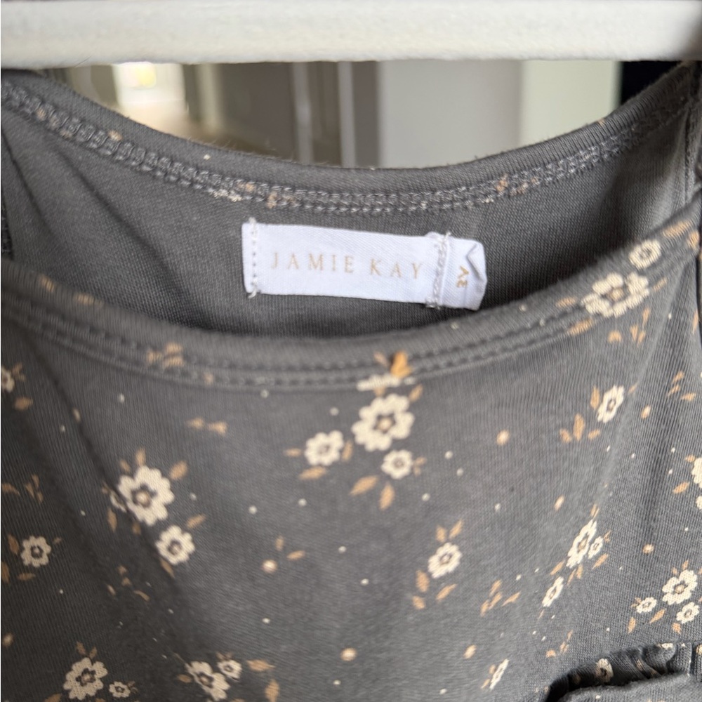 Jamie Kay Toddler Charcoal Floral Dress - Picture 2 of 5